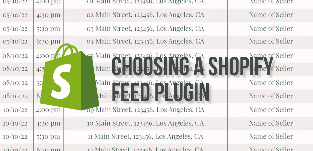 Google Merchant Shopify feed optimization