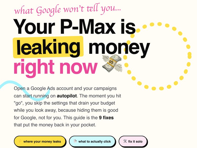 Fix Your P-Max guide cover