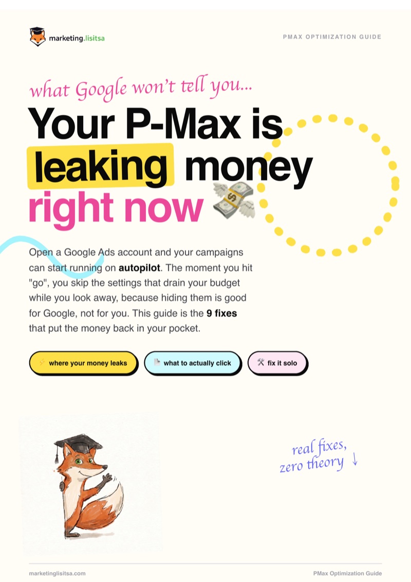 Fix Your P-Max guide cover